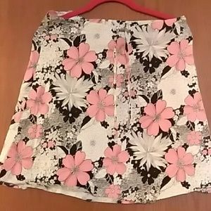 Women's floral skirt